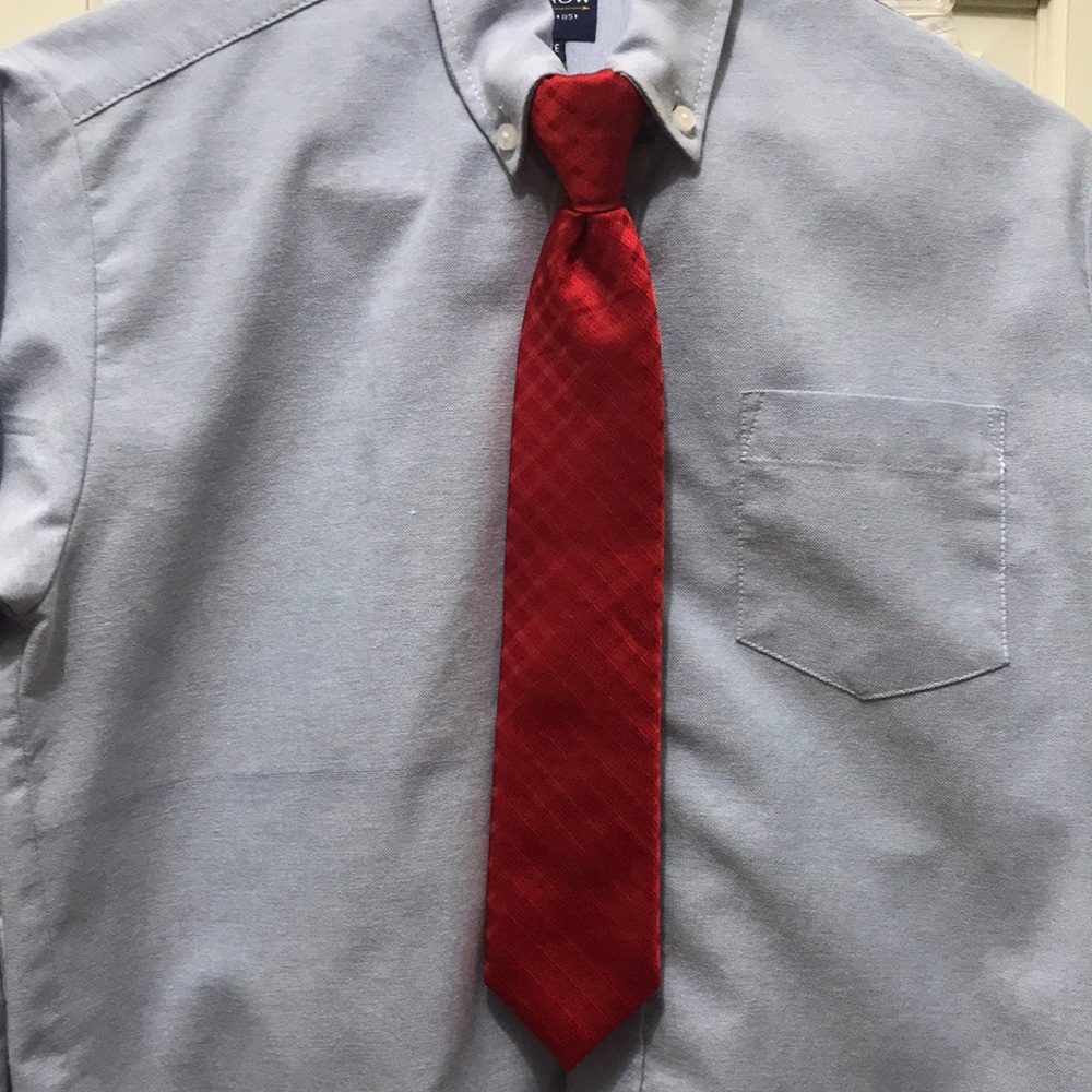 Boys Red Tie